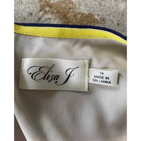 Eliza J Fit & Flare Cocktail Wedding Guest Dress Size 14 - Picture 8 of 9